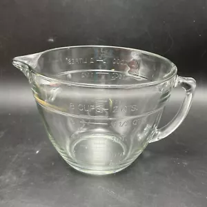 Ciotola batteria miscelatore vetro chef coccolato vintage - senza coperchio - 2 qt 8 tazze - Foto 1 di 11