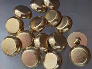 10x eleganti bottoni in metallo - color oro - 12 mm - bottoni camicetta, bottoni bambola - Foto 1 di 1