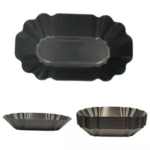 Mehrweg Kunststoff PP Pommes & Currywurst Schale anthrazit - Made in Germany - Bild 1 von 9