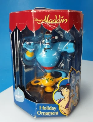 Disney Aladdin Gen y lámpara adorno navideño con caja. por Enesco. Foto 1 de 4