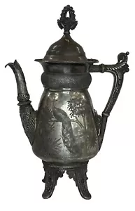 1935 Meriden Britania Vierfachteller Kaffeekanne - Bild 1 von 12