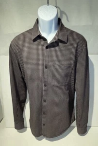 Lululemon Commission Long Slv Shirt Lunar Rock Sz L 43 Chest Grey Purple M3CRQS - Picture 1 of 18