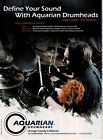 AQUARIAN Drumheads - Dale Crover of The Melvins - 2011 Print Ad
