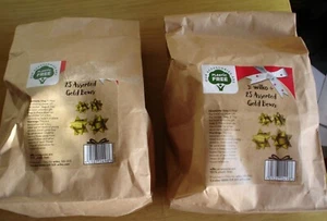 2 x Packungen Wilko 25 verschiedene goldene Papierschleifen PLASTIKFREI. - Bild 1 von 1
