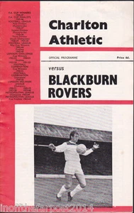 1966/67 CHARLTON ATHLETIC V BLACKBURN ROVERS 30-08-1966 Division 2 - Picture 1 of 1