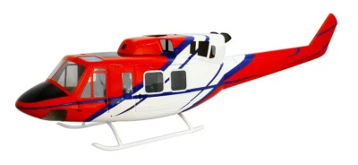 ROBAN 800Size ARF Bell 212 Fire Rescue RC Helicopter - Image 1 of 4