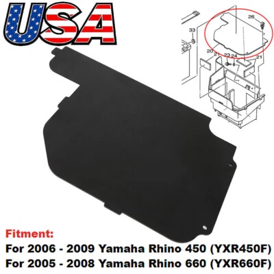 PARA 05 - 2009 YAMAHA RHINO 450 660 YXR BATERÍA TAPA CAJA 5UG-H2129-10-00 Foto 1 de 4