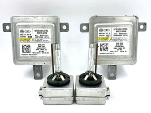 2x OEM for 11-15 Audi Q7 Xenon HID Headlight Ballast and D3S Bulb - Picture 1 of 7