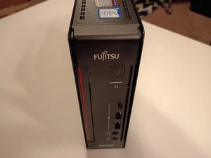 Mini Desktop i7-8700T 6C 16GB RAM 256GB NVME Fujitsu Esprimo Win11P + Power - Picture 1 of 8