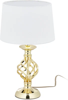 Abat Jour Touch Moderna, Dimmerabile Su 3 Livelli Di Luce, E14, Lampada Da Tavol - Immagine 1 di 4