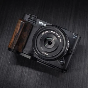 Soporte de agarre de mango de madera placa base L de aleación de aluminio para cámara de cine Nikon ZR - Imagen 1 de 42