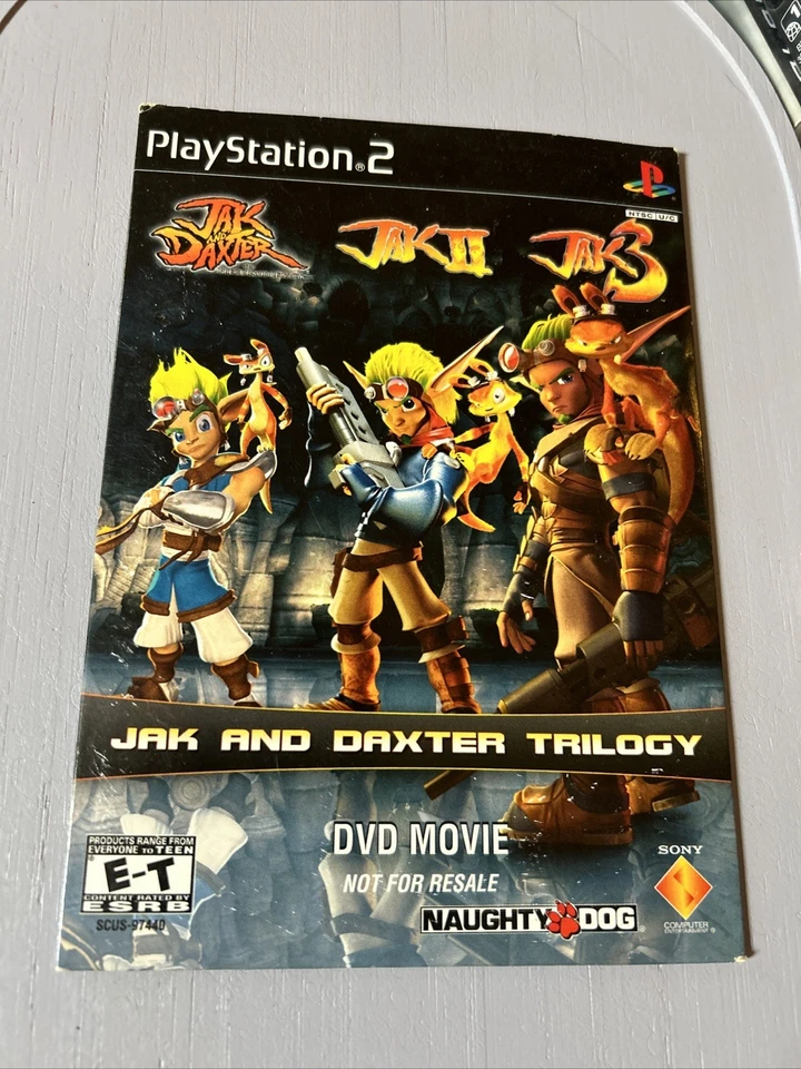 Disco de demostración promocional minorista DVD Trilogy Ps2 Jack And Daxter 1 2 3 Foto 1 de 1