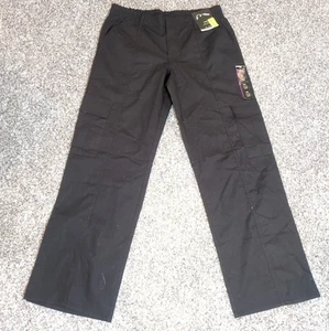 NEW Art Class Size 14 XL Girls Black Cargo Pants Relaxed Leg Mid Rise - Picture 1 of 3