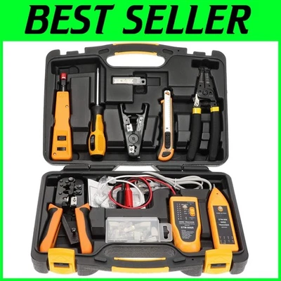 RJ45 Crimper Tool Cat 5 Cat6 Cable Tester - Image 1 of 4