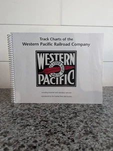 LIBRO DE FERROCARRIL TAPA BLANDA EN ESPIRAL WP TRACK CHARTS OF THE WESTERN PACIFIC - Imagen 1 de 5