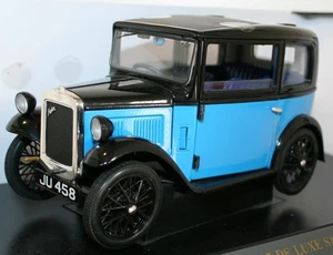 Ricko 1/18 Scale Diecast 32130 - 1932 Austin 7 Deluxe Saloon Blue/black - Picture 1 of 6