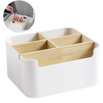 Schreibtisch Organizer, 5 Fächer Bambus Büro Organizer, Bambus Tisch Organize... - Bild 1 von 4