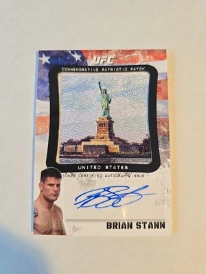 2012 UFC Topps Bloodlines Patch Auto Brian Stann /99 APP-BS - Image 1 of 3