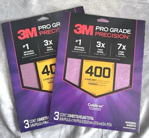 2 Stück 3M SHR400-PGP-3T Schleifblatt, beschichtet, Keramik, Folie, Pk3 - Bild 1 von 2