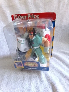 Vintage 1998 Fisher Price Rescue Heroes Perry Medic Jaws Of Life NEU - Bild 1 von 17