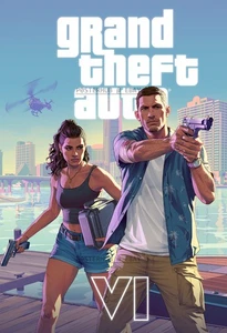 Póster GTA VI Jason & Lucia 13x19 | Retrato | Arte Grand Theft Auto VI - Imagen 1 de 1