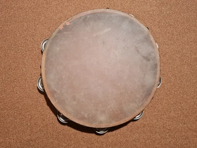 Tamburin Trommel Schellenring Schellenreif Instrument Schellenkranz No2 - Bild 1 von 4