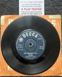 Tom Jones – Green Green Grass Of Home 7'' Vinyl INDIA 1966 TESTED VG VIDEO CLIP - Picture 1 of 7