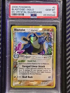 Blastoise (Delta Species) *PSA GEM MINT 10*Holo*Crystal Guardians* 2006 *Pokemon - Picture 1 of 2