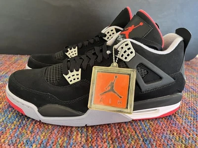 Jordan 4 Retro 'bred' release (2012)- Size 11.5 DS New w/box - Image 1 of 4