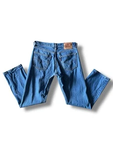 Vintage Y2K Levi’s 501 Denim Jeans Size 31x30 (30x29.5) Blue 00s - Picture 1 of 17