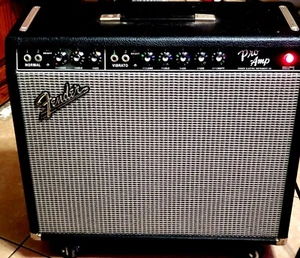 1960s Fender Pro Blackface Vintage Tube Amp 1x15 great player w/ Cover - Picture 1 of 5
