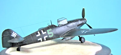 Modello costruito 1:72 Messerschmitt Bf. 109G-6/AS, II./EJG 2, 1944 -SENZA BASE- - Immagine 1 di 4