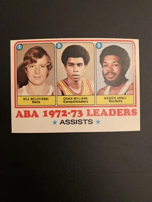 1973-74 1973 Topps 239 ABA Assist Leaders Nice - Image 1 of 2