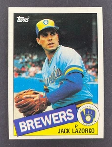 JACK LAZORKO * ROOKIE CARD * (RC) 1985 Topps #317 - Bild 1 von 2