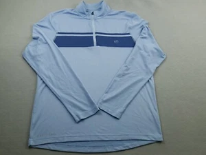 Southern Tide Sweater Men Medium Blue 1/4 Zip Pullover Long Sleeve Adult M - Picture 1 of 10
