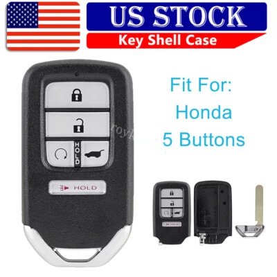 Mando a distancia para Honda CR-V 2017 2018 2019 2020 5 botones carcasa llave llavero KR5V2X Foto 1 de 4
