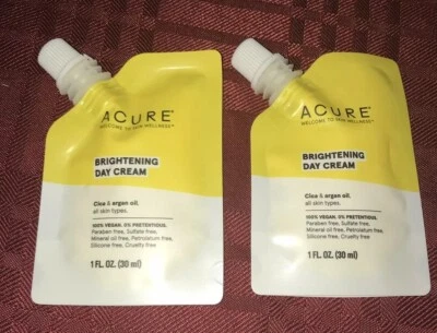 Lote de 2 cremas de día iluminadoras Acure de 1 oz cada una = 2 oz TOTAL Foto 1 de 3