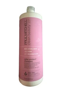Paul Mitchell Clean Beauty Color Protect Shampoo 33.8 oz - Picture 1 of 2