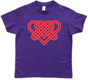 CELTIC KNOT LOGO SIGN XI Kids Boys T-Shirt Celts Odin Loki Walhalla Odhin Cross - Picture 1 of 1