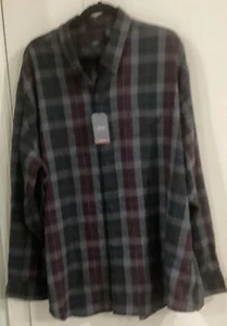 ARROW Long Sleeve Flannel Shirt Hunting Plaid Cotton Blend  Size 3X-Large  NEW - Picture 1 of 6