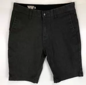 Volcom Shorts Men's 28 Chino Flat Front Casual Outdoor Skate Surf Flex Gray - Picture 1 of 11