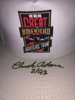 NRA Whitetail Tour Chuck Adams Signed Hunters Great American hat Snapback VTG
