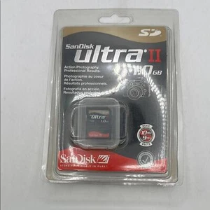 NWT NIB New SanDisk Ultra II SD Card 1.0 GB Photography Memory SDSDH-1024-901 - Picture 1 of 6