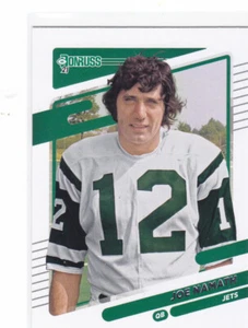 Joe Namath 2021 Donruss #42 New York Jets senza casco variante foto - Foto 1 di 1