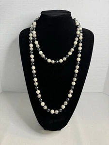 Collana Park Lane Hilo lunga perla come blu grigio bianco - Foto 1 di 7