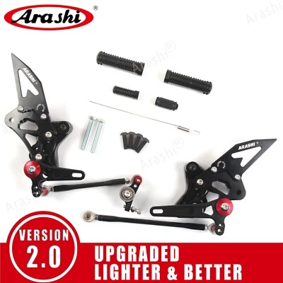 Adjustable Rearsets Footpegs Footrest For Ducati 848 2008-2010 848 EVO 2011-2013 - Image 1 of 4
