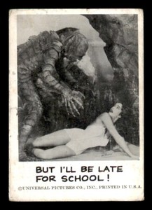 1961 Leaf Spook Stories #52 But I'll Be Late For School PR