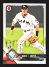 2018 Bowman Baseball RC #74 Garrett Cooper    Miami Marlins