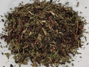 Hibiscus tè biologico alla menta miscela di foglie sfuse ~ 100% premium - Foto 1 di 1