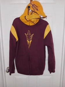Youth Arizona State University ASU Hoodie With Helmet Hood Sz Youth Xl 15 - Picture 1 of 9